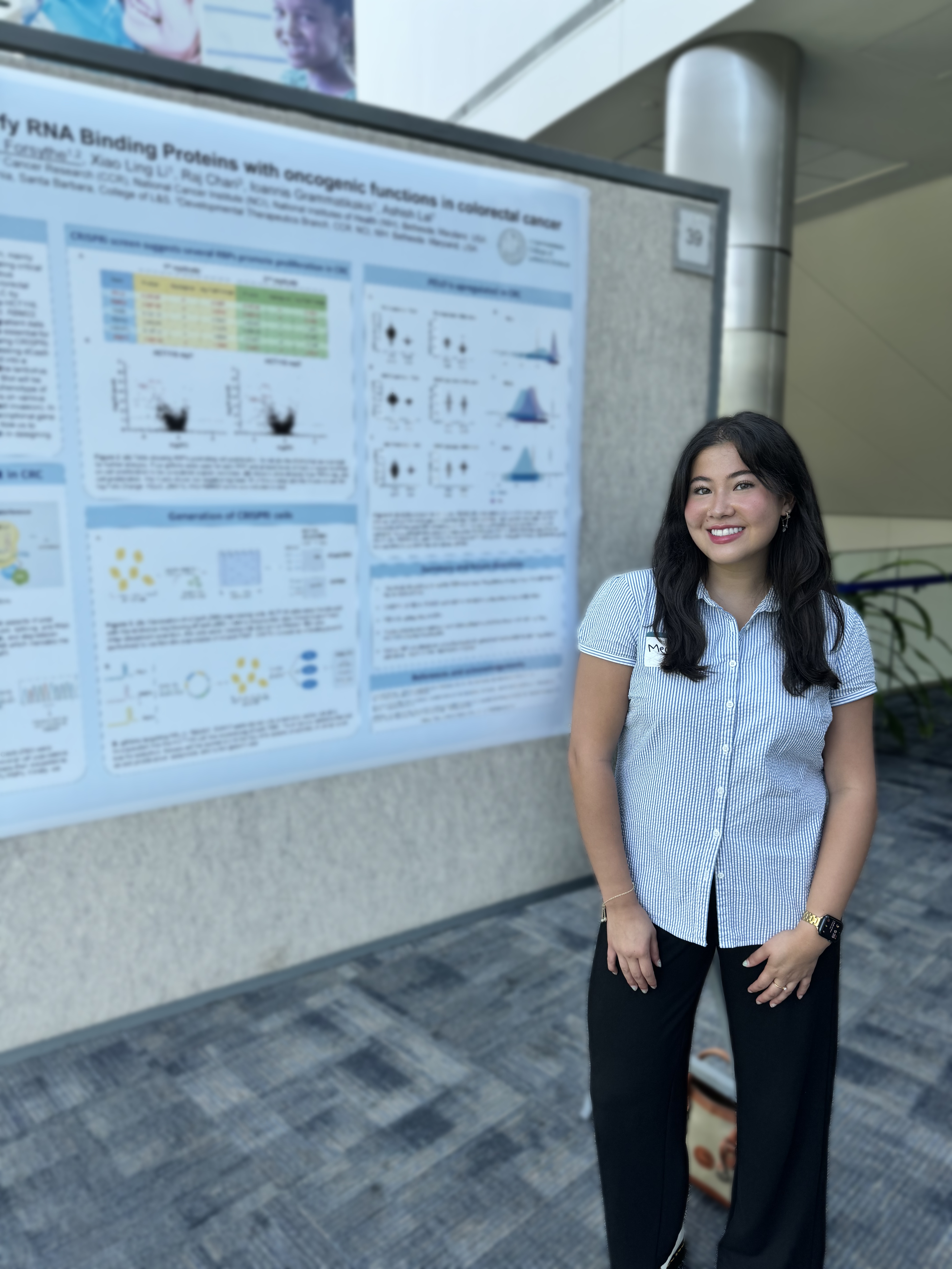 Author presenting at NIH Poster Day, 2024